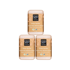 One With Nature front packaging showing three 4oz bars and sustainable box benefit