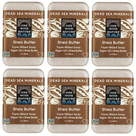 One With Nature front packaging showing six 7 oz bars and natural branding benefits