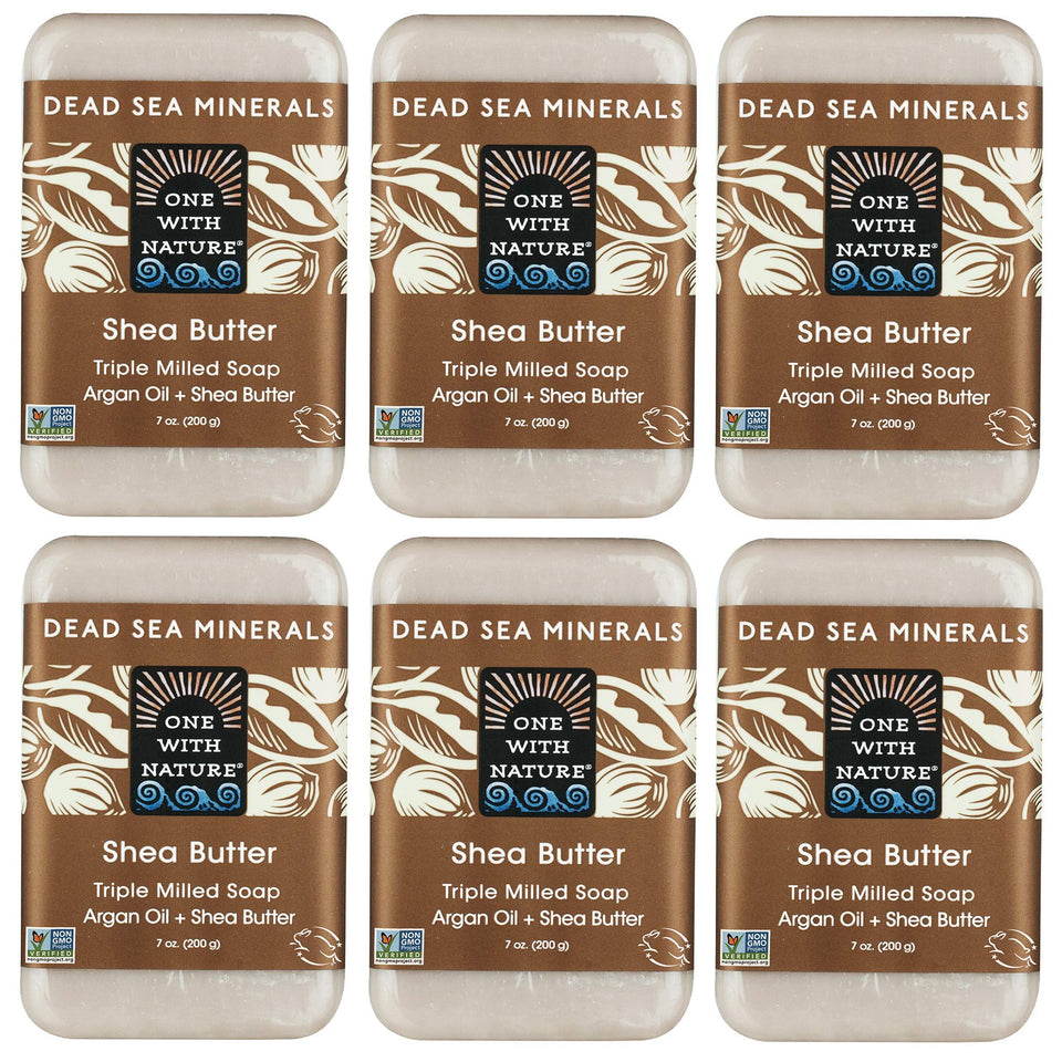 One With Nature front packaging showing six 7 oz bars and natural branding benefits