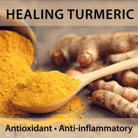 One With Nature side label listing turmeric and six nourishing super-fats