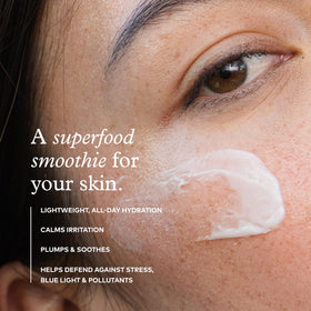 Onekind cream texture close-up displaying smooth finish and quick absorption benefit