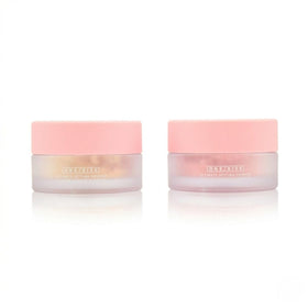 ONE/SIZE translucent powder close-up texture showing smooth soft-focus finish