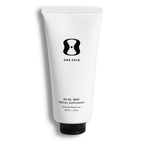 oneskin front packaging showing OS-01 bottle, clear product branding and size