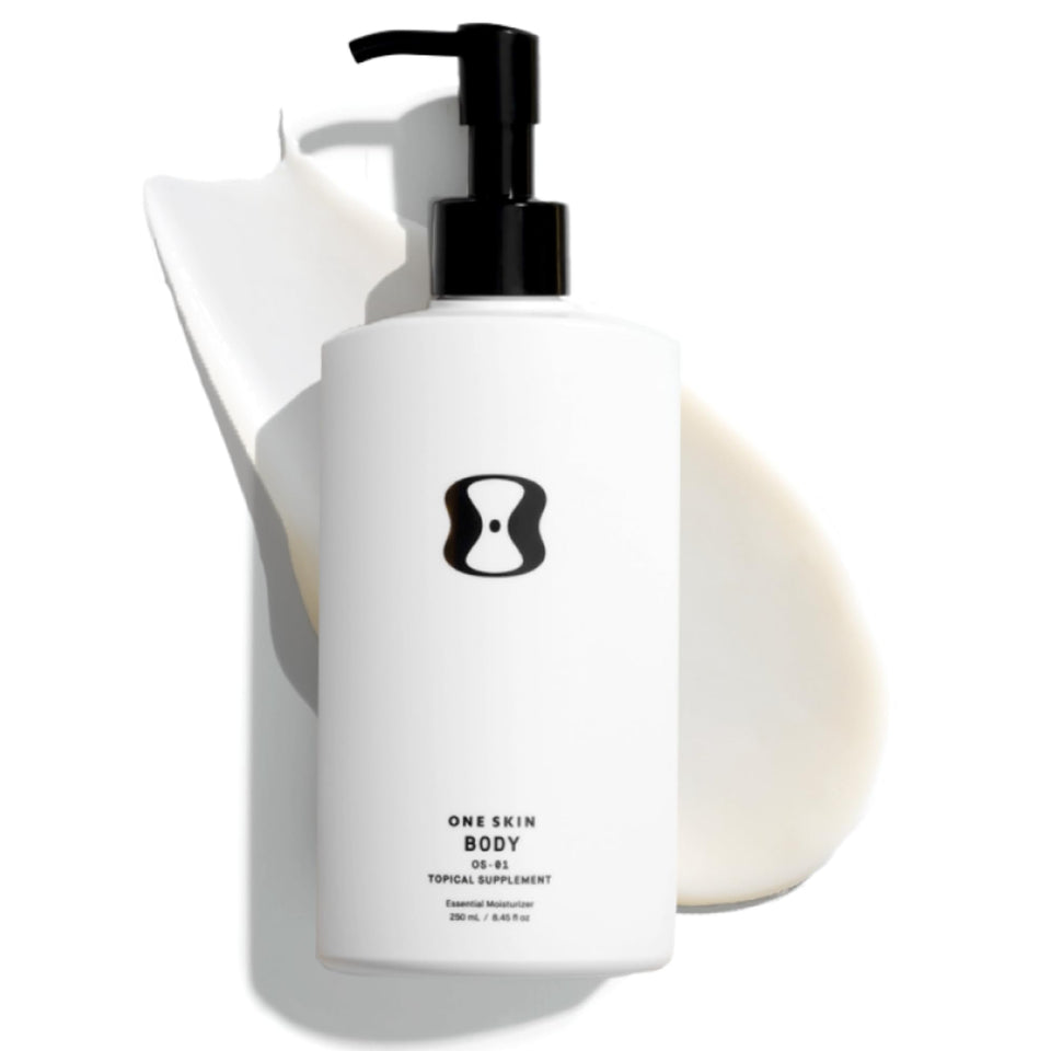 oneskin front packaging showing clean design and product benefit