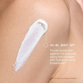 oneskin body tube cap detail highlighting easy-squeeze design and portability