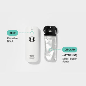 oneskin in bathroom routine scene, suggests daily skincare integration