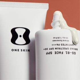 oneskin size comparison next to common objects showing travel-friendly convenience benefit