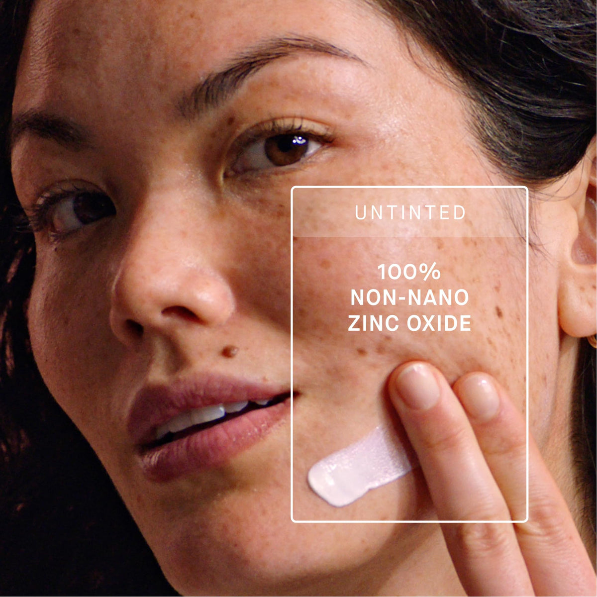 oneskin texture close-up highlighting lightweight mineral finish and quick absorption