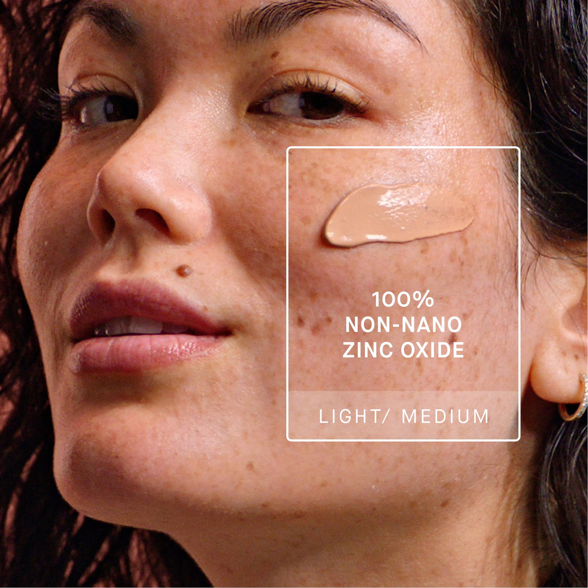 oneskin cream texture close-up illustrating smooth blendability benefit