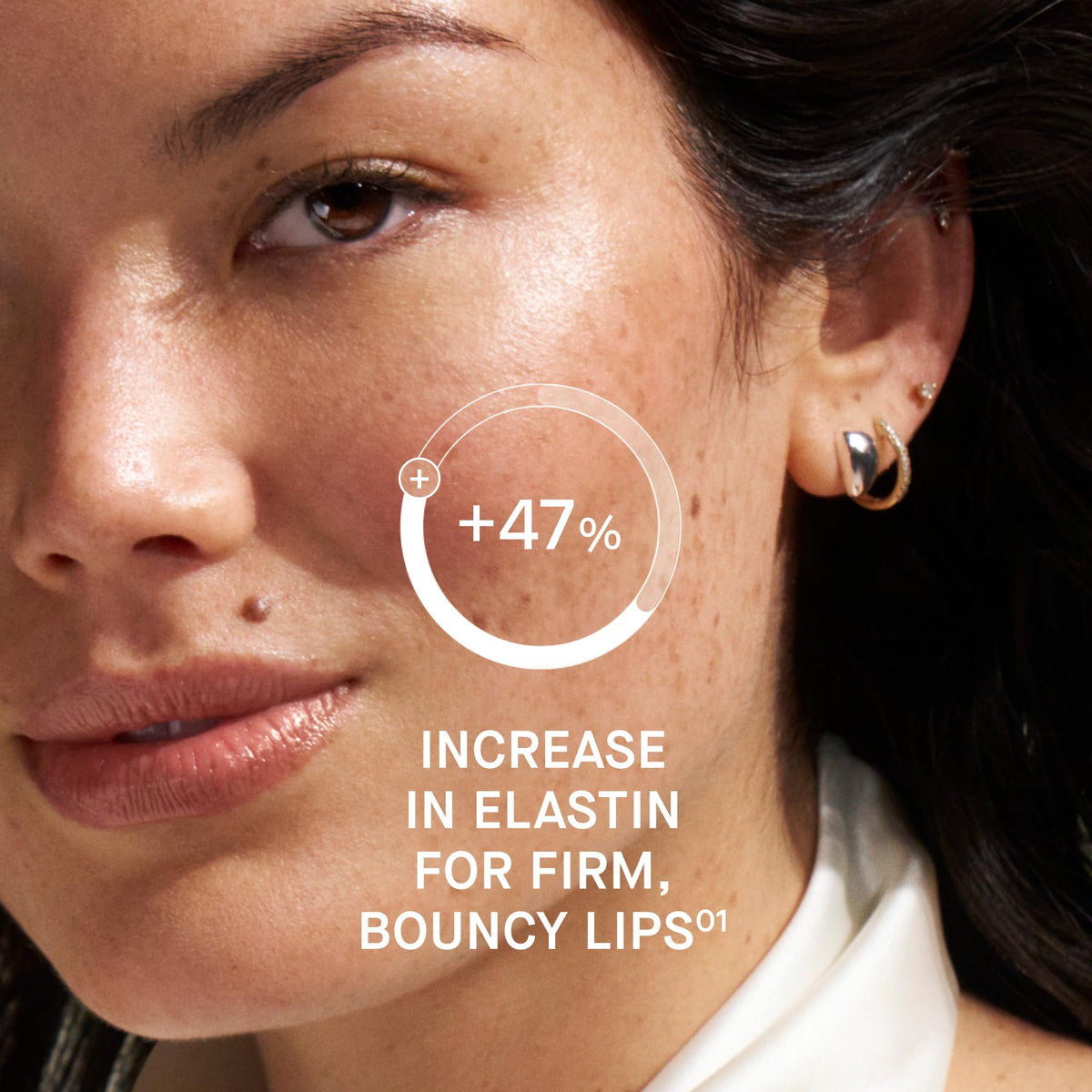 oneskin tube in hand demonstrating compact 7 mL size and portability benefit