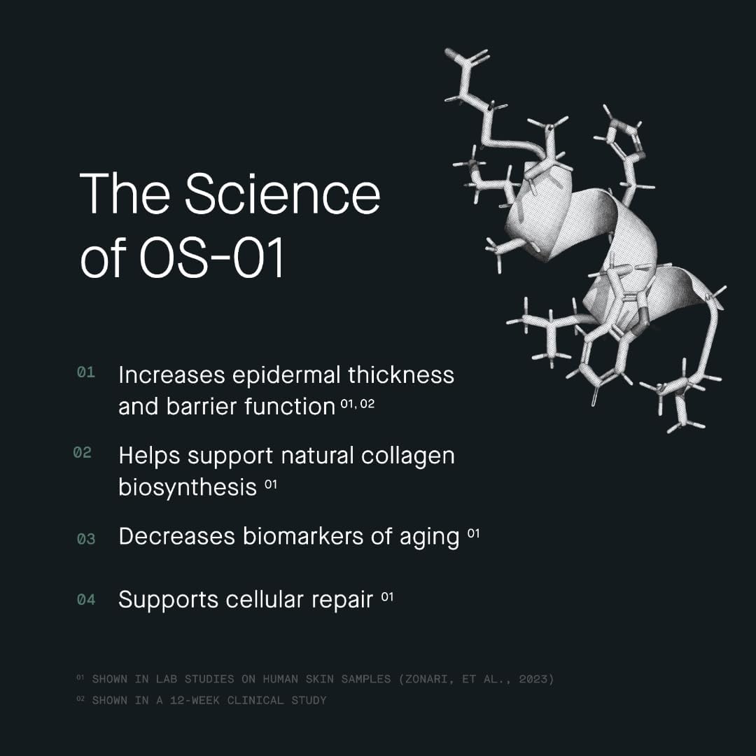 oneskin cartridge beside ruler showing 50 mL scale and travel-friendly benefit