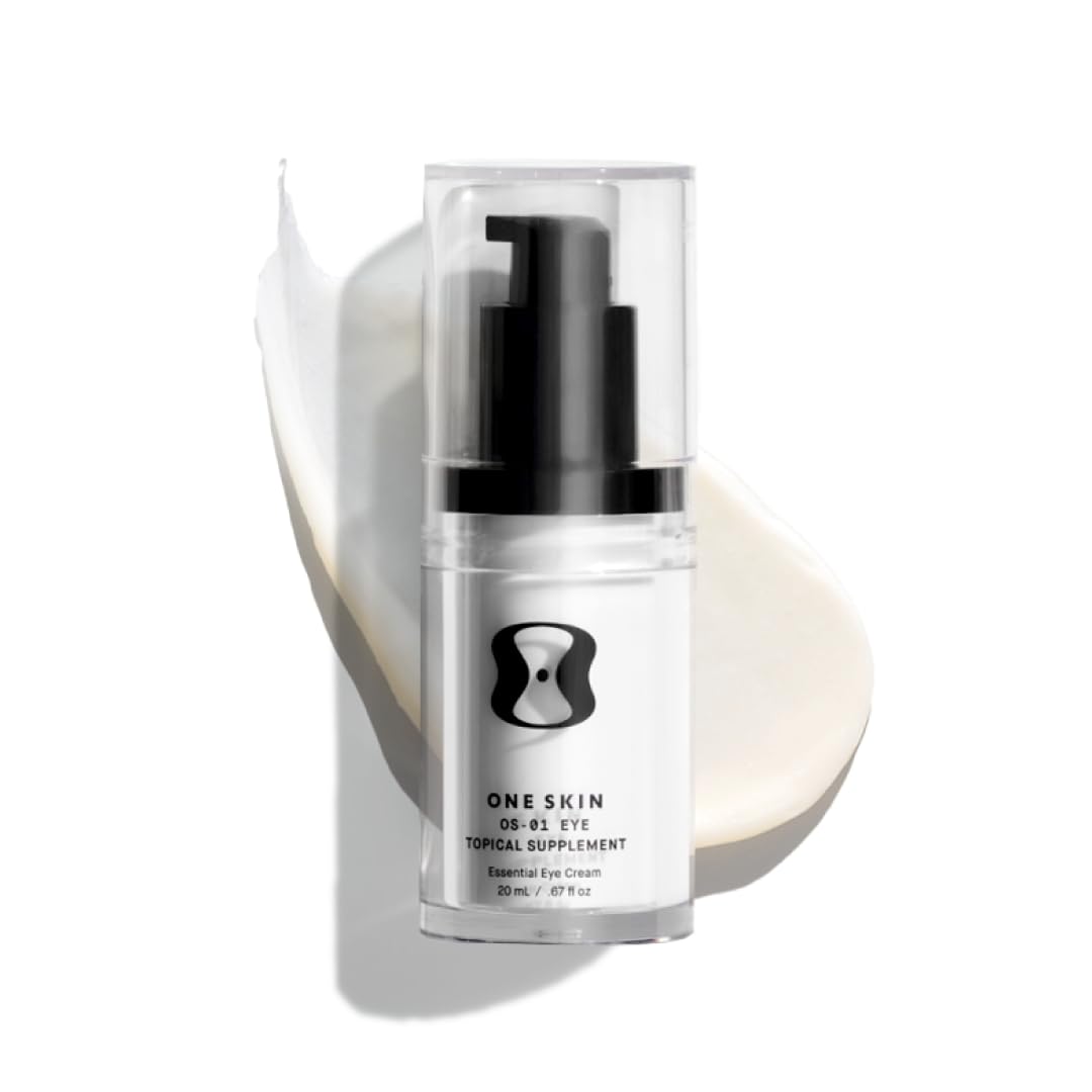 oneskin OS-01 EYE front packaging showing bottle and label for clarity and trust