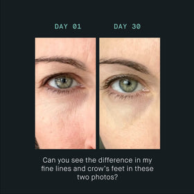 oneskin OS-01 EYE cream texture close-up highlighting lightweight, fast-absorbing feel