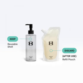 oneskin PREP gel texture close-up highlighting gentle foam and cleansing performance