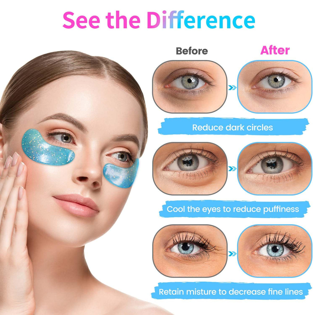 Onespring close-up of hydrogel patch texture highlighting soothing cooling effect
