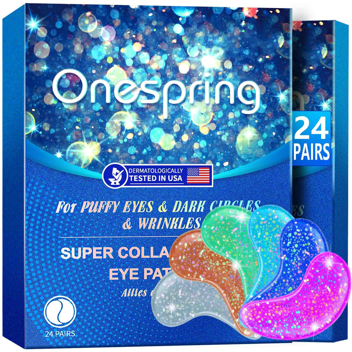 Onespring front packaging showing 24 pairs and product benefit