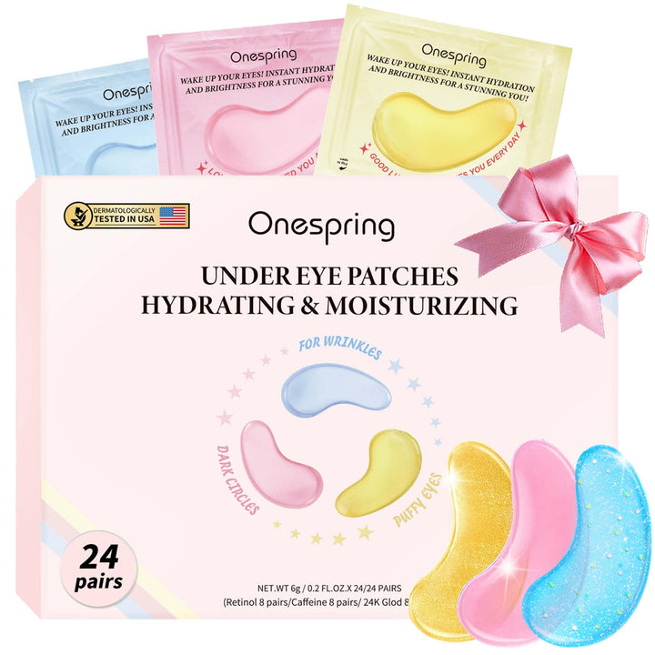 Onespring front packaging showing 24 pairs and product benefits