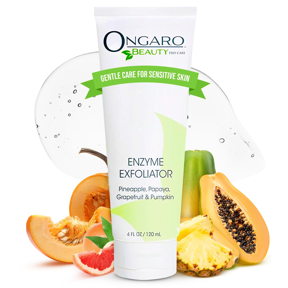 Ongaro Beauty front bottle showing clean packaging and natural appeal