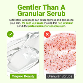 Ongaro Beauty cream texture close-up revealing gentle, non-abrasive formula