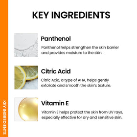 ONGREDIENTS sunscreen applied on hand showing non-sticky blend