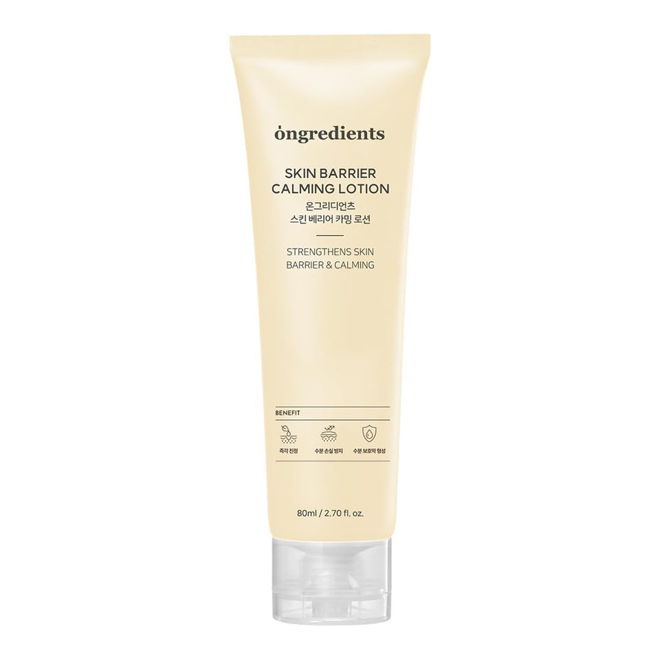 ONGREDIENTS bottle front view showing label and 80ml size for clear identification and trust