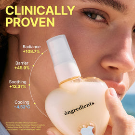 ONGREDIENTS ultra-fine mist spraying for even lightweight hydration benefit