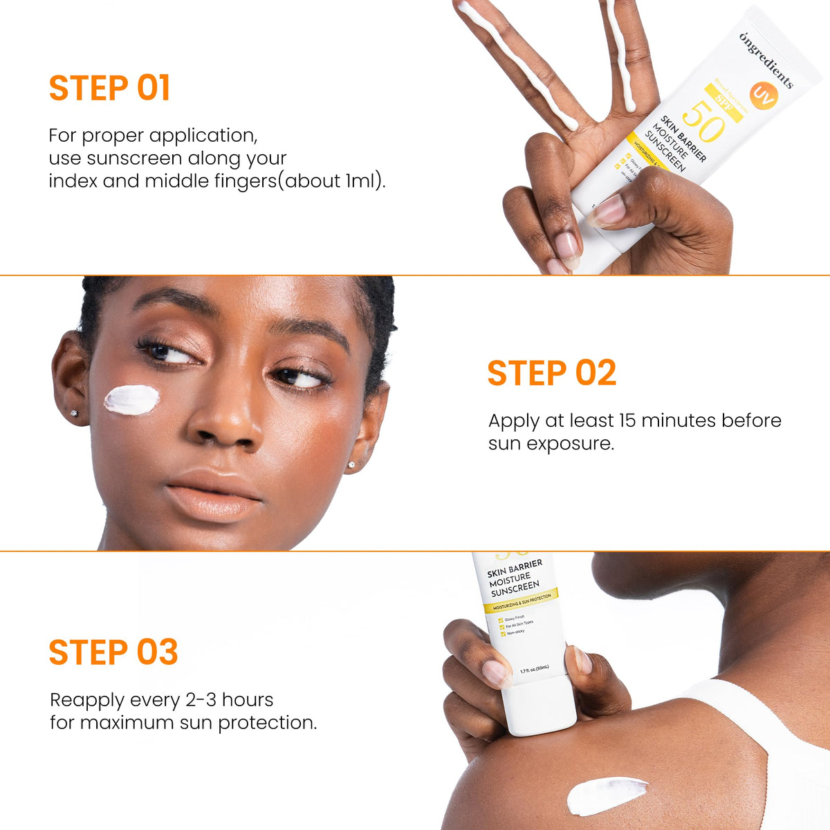ONGREDIENTS used during morning routine delivering hydrated glow