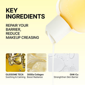 ONGREDIENTS lotion applied on hand showing quick absorption and non-greasy finish