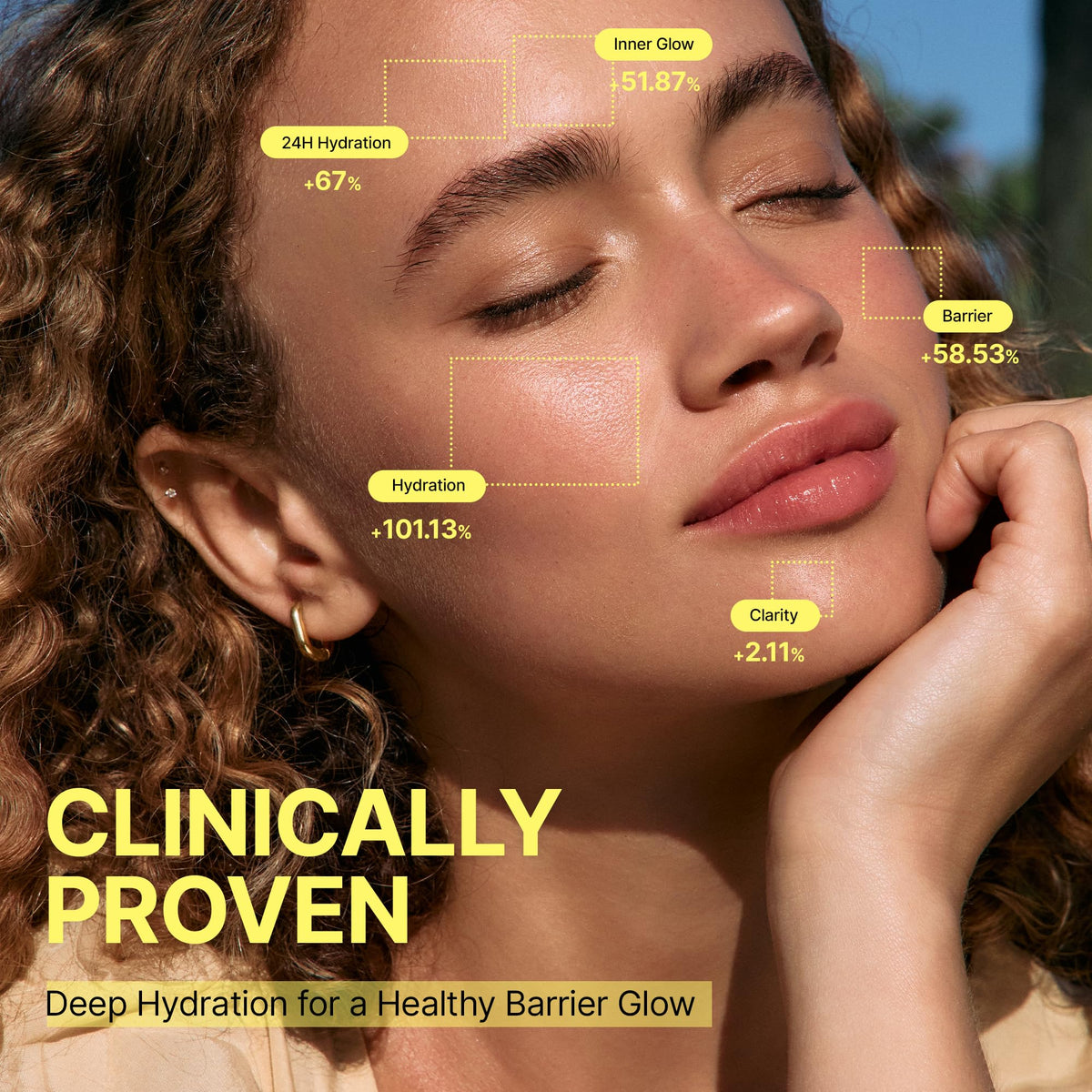 ONGREDIENTS used under makeup demonstrating smooth base and even application