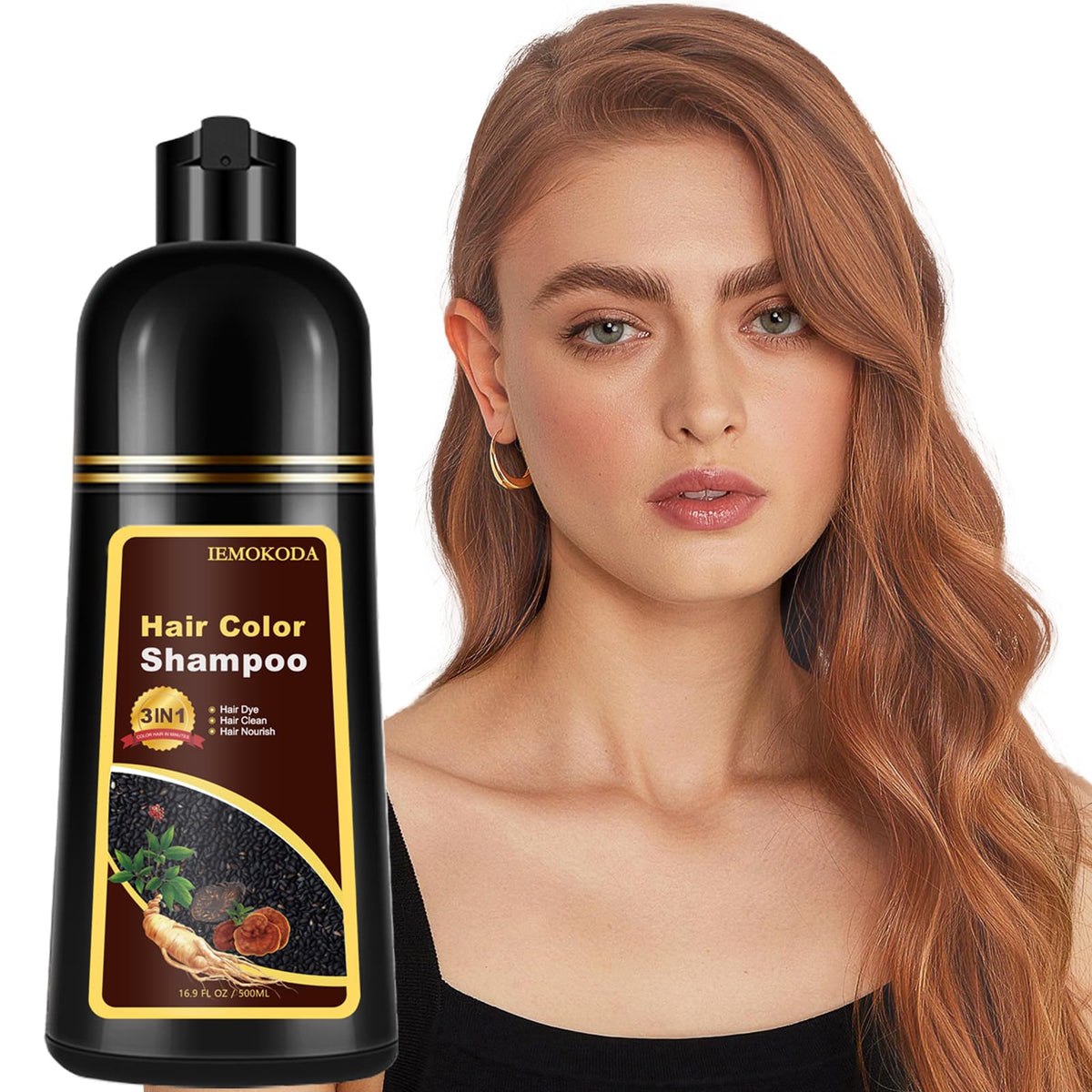 Onilyua front packaging showing Cherry Brown shade and benefits