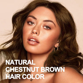 Onilyua application on hand applying shampoo to hair for quick color