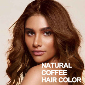 Onilyua being applied to dry hair demonstrating simple at-home gray coverage