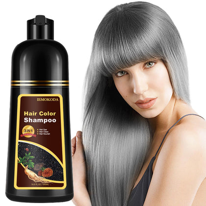 Onilyua front packaging showing silver-gray shampoo for quick color change