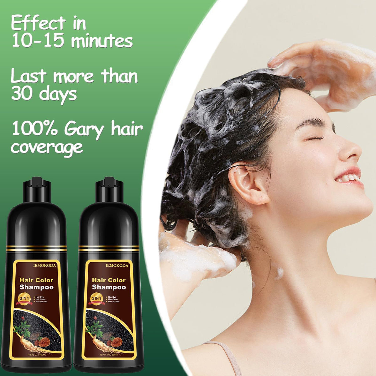 Onilyua lifestyle woman with Cherry Brown hair showcasing glossy finish