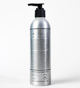 Balds LLC close-up of cleanser texture showing mineral exfoliant particles