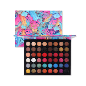 ONLYBETTER front view open palette showing 48 colorful pans, inspires many looks