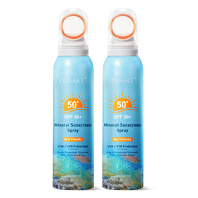 ONSART front packaging of the 2-pack spray showing travel size benefit