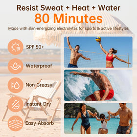 ONSART by poolside illustrating water-resistant protection while swimming