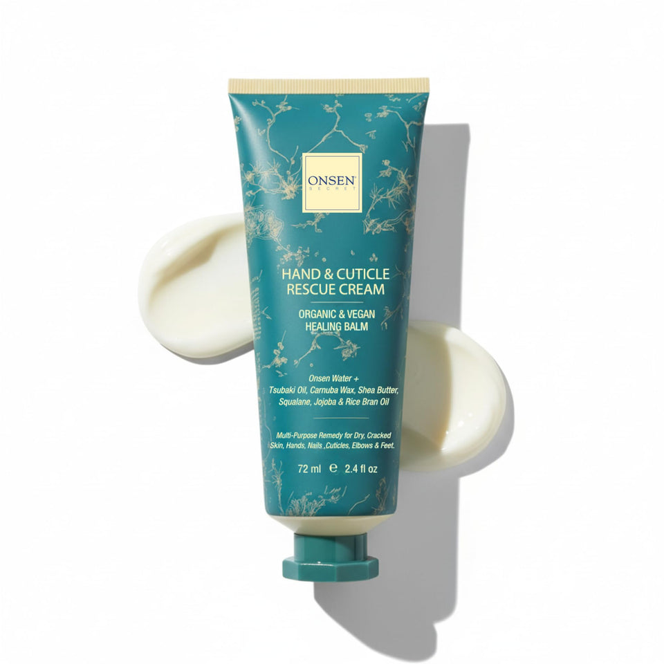 Onsen Secret front jar packaging showing clean label and size benefit