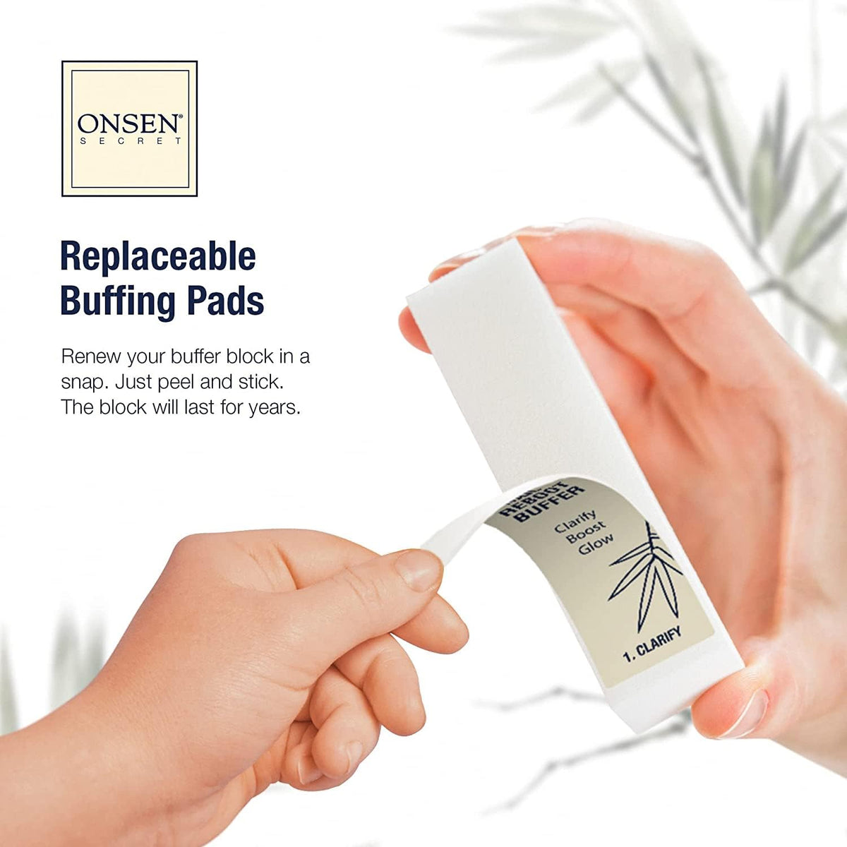 Onsen Secret kit contents laid out for an easy at-home nail routine