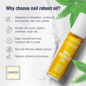 Onsen Secret oil dropper detail with precise dispensing for targeted nail care