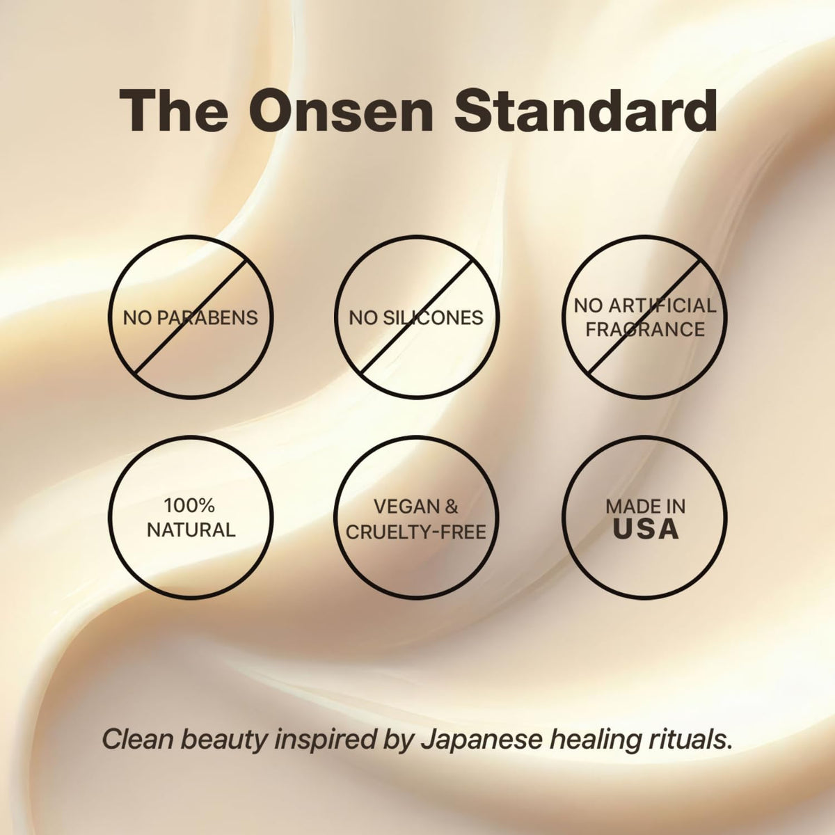 Onsen Secret on bathroom shelf evoking onsen ritual hydration benefit
