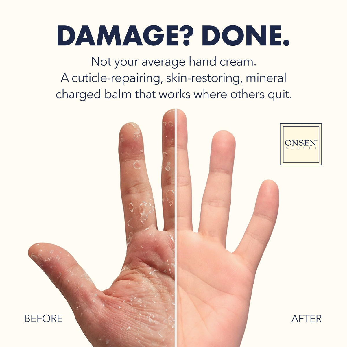 Onsen Secret conditioner serum pump close-up, fast-absorbing hydration