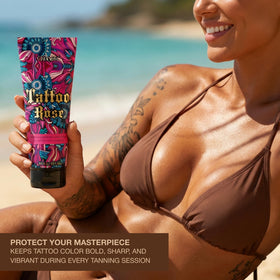 Side-by-side tan result image after Onyx use showing darker, even tone