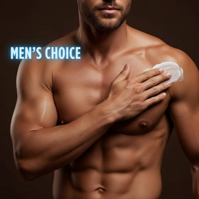 Man using Onyx in a tanning bed demonstrating accelerated tanning results