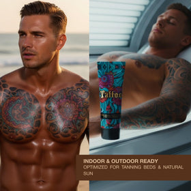 Onyx in salon setting illustrating indoor tanning compatibility