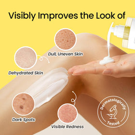 #OOTD applying lotion on arm demonstrating smooth, non-sticky finish