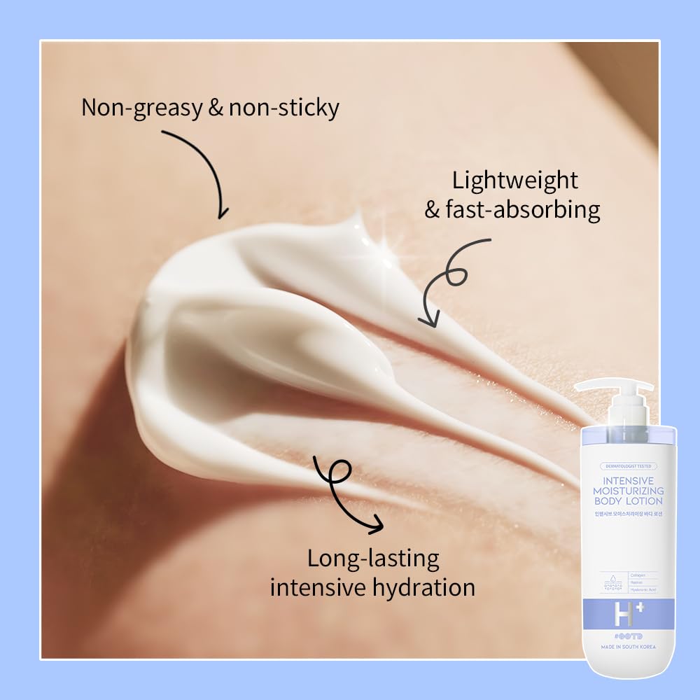#OOTD close-up ingredients label highlights hyaluronic acid and collagen benefits