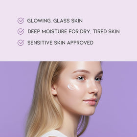#OOTD application before and after demonstrating improved skin smoothness and hydration
