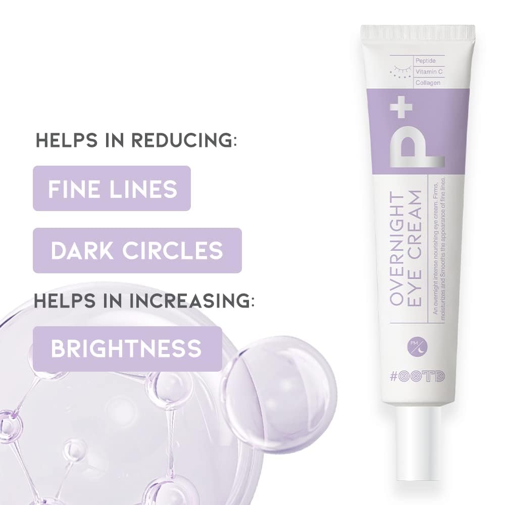 #OOTD eye cream being applied under eye with finger demonstrating gentle use benefit